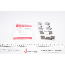 1091729 QUICK BRAKE Планка супорта (переднього) притискна (к-кт) Citroen Jumper/Peugeot Boxer 06- (Brembo)