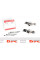 1091796 QUICK BRAKE Планка супорта (переднього) притискна (к-кт) VW Touareg 3.0-6.0 02- (Brembo)