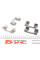 1091813 QUICK BRAKE Планка супорта (переднього) притискна (к-кт) Opel Astra J 1.4-2.0CDTI 09- (Bosch)