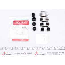 1091835 QUICK BRAKE Планка суппорта (переднего) прижимная (к-кт) Dacia Logan/Renault Megane I 96-