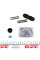 1131336X QUICK BRAKE Напрямна супорта (заднього/к-кт) Mazda 626/Toyota Corolla 1.4-2.0 87-