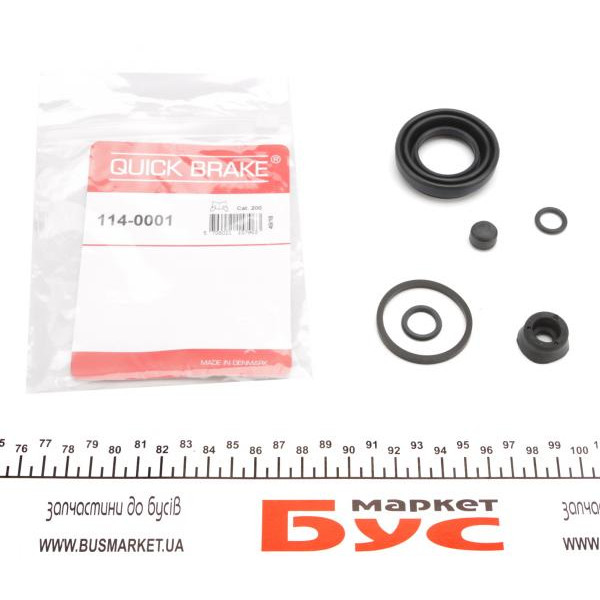 1140001 QUICK BRAKE Ремкомплект супорта (заднього) VW Caddy IV 15- (d=38mm)