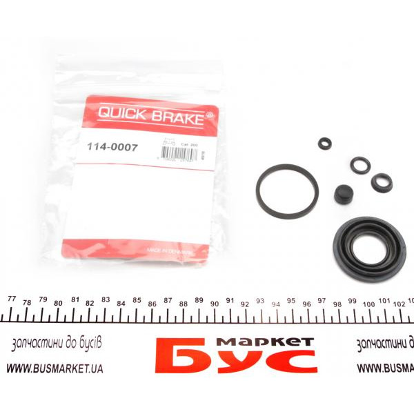 1140007 QUICK BRAKE Ремкомплект супорта (заднього) VW Caddy III 04-15 (d=38mm)