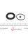 1140051 QUICK BRAKE Ремкомплект супорта (переднього) Daewoo Nubira 97-/Ford Transit 06-14 (d=54mm)