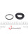 1140066 QUICK BRAKE Ремкомплект супорта (заднього) Audi A4/A6/A7/A8 02-18 (d=43mm)