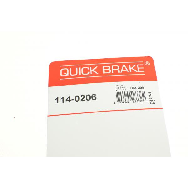 1140206 QUICK BRAKE Ремкомплект супорта (переднього) Renault Master 98- (d=45mm) (Bendix-Bosch)