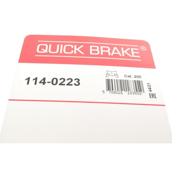 1140223 QUICK BRAKE Ремкомплект супорта (переднього) Chevrolet Matiz/Spark/Daewoo Matiz 05- (d=48mm)