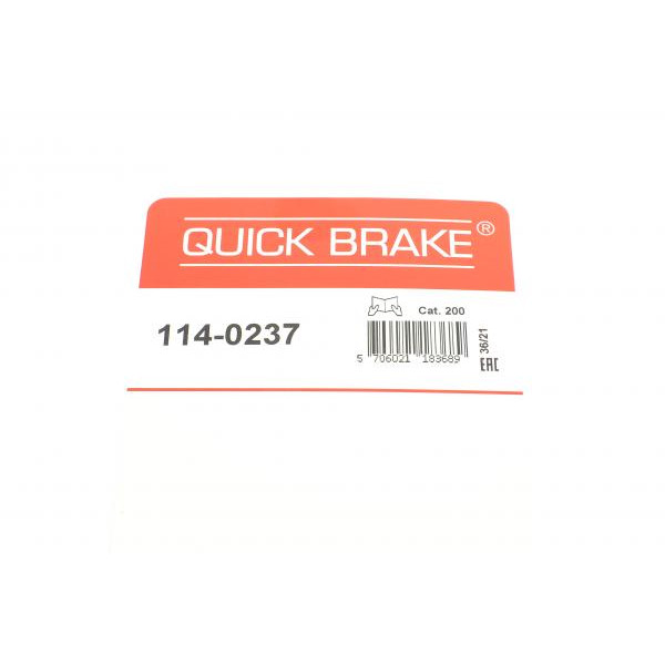 1140237 QUICK BRAKE Ремкомплект супорту (переднього) Toyota Corolla 97-02 (d=54mm) (Lucas)