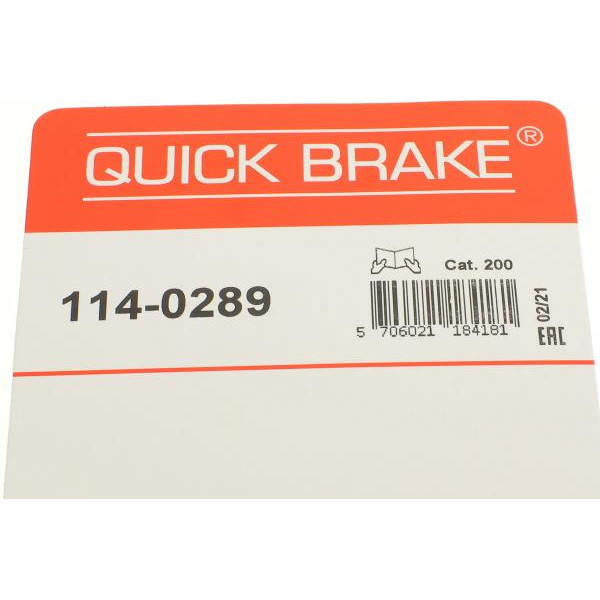 1140289 QUICK BRAKE Ремкомплект супорту (переднього) Toyota Prius 03-09 (d=54mm) (Advi)