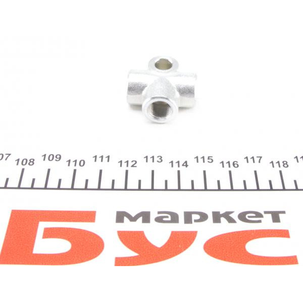 O3A QUICK BRAKE З'єднувач трубки гальмівний (M10x1) (мама/мама/мама)