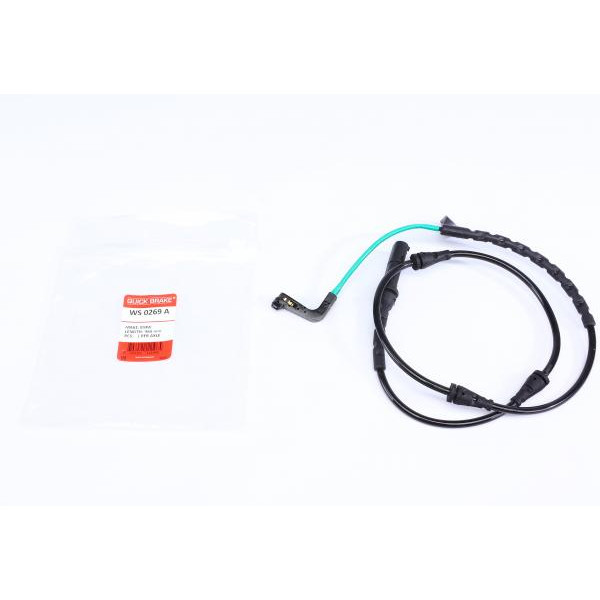 WS0269A QUICK BRAKE Датчик зносу гальмівних колодок (передніх) BMW X5 (E70)/X6 (E71/E72) 3.0/3.0D 07- (L=965mm)