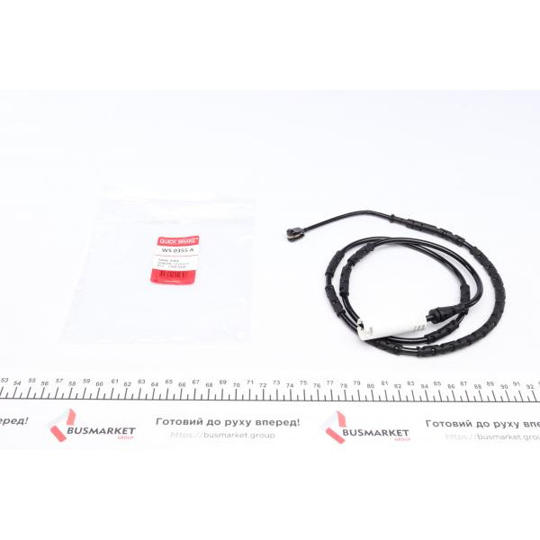 WS0355A QUICK BRAKE Датчик зносу гальмівних колодок (задніх) BMW 3 (E90/E91/E92) 03-12 (L=1095mm)