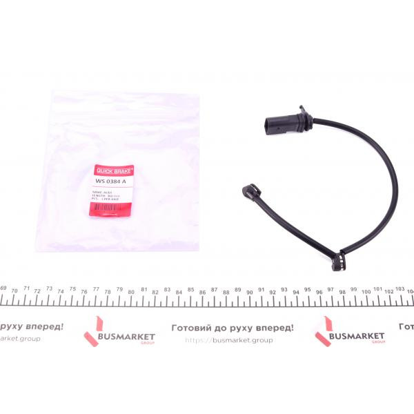 WS0384A QUICK BRAKE Датчик зносу гальмівних колодок (передніх) Audi A7/Q5 08- (L)