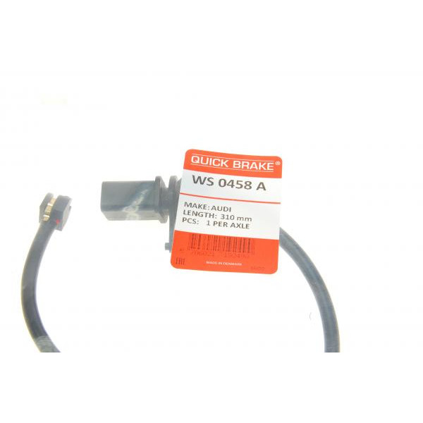 WS0458A QUICK BRAKE Датчик зносу гальмівних колодок (передніх) Audi A6/A7 13-18