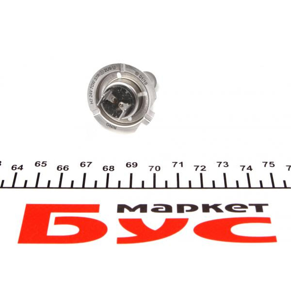 R474 RING Автолампа H7 24V 70W PX26d Standard (1шт)