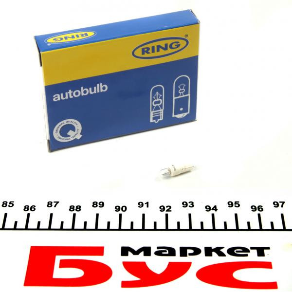 R508TCWH RING Автолампа 24V 1.2W Kw2X4.6d White (у щиток приладів)