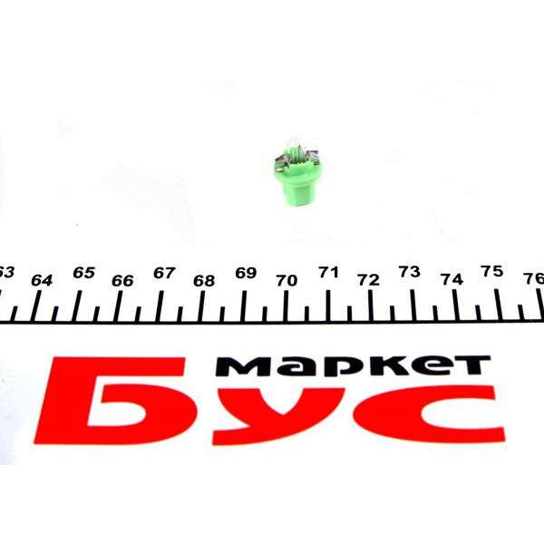 R509TGR RING Автолампа 12V 2W B8.5d Green (у щиток приладів)
