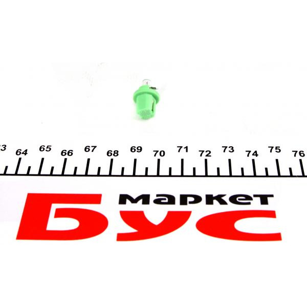 R509TGR RING Автолампа 12V 2W B8.5d Green (у щиток приладів)