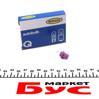 R509TVI RING Автолампа 12V 0.4W BX8.5d Violet (у щиток приладів)