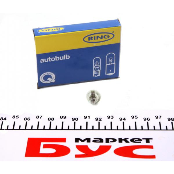 R86024918 RING Автолампа 24V 1.2W EBS-N10 BAX10D Grey (у щиток приладів)