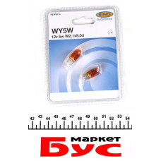 REW501A RING Автолампа WY5W 12V 5W W2.1x9.5d Standard (без цоколя, жовта) (blister/2шт.)