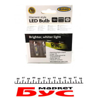 RW2396FSLED RING Автолампа C5W 12V 0.5W S8.5d Filament LED (6000K/45 lm/3x Long Life) Ice white (2шт.)