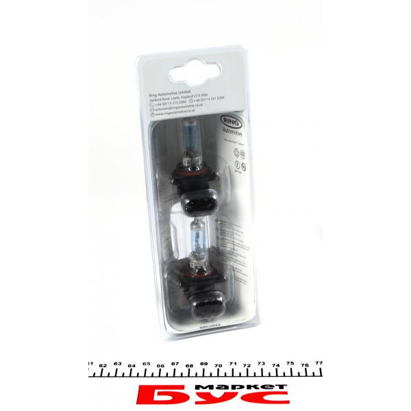RW3006 RING Автолампа HB4 12V 51W P22d Ice Blue 3400K (blister/2шт.) (не постачається)