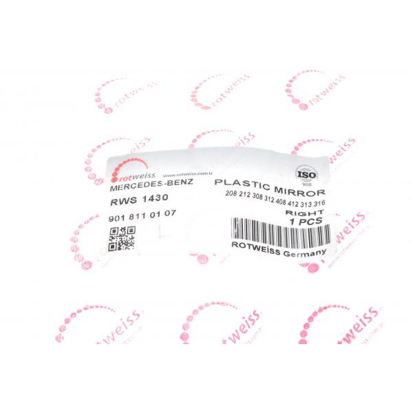 9018110107 ROTWEISS Куток дзеркала MB Sprinter 96-06 (R)