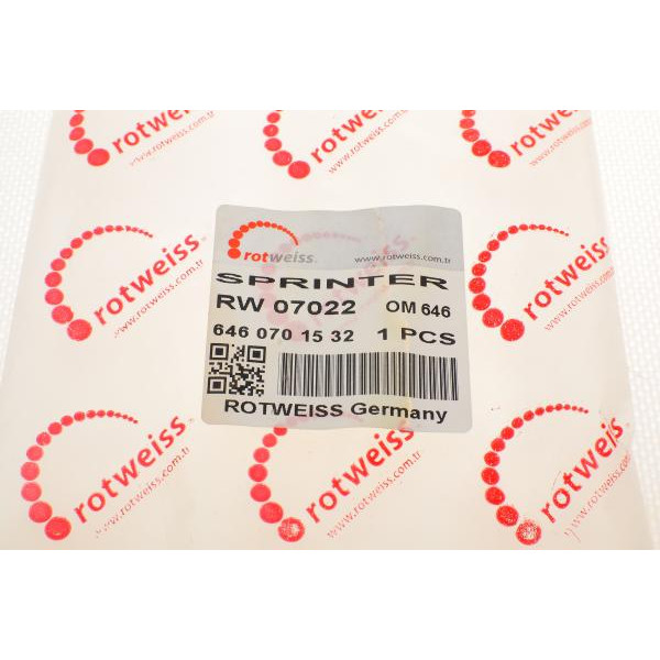 RW07022 ROTWEISS Шланг обратки MB Sprinter/Vito (W639) 2.2CDI 06- (OM646)