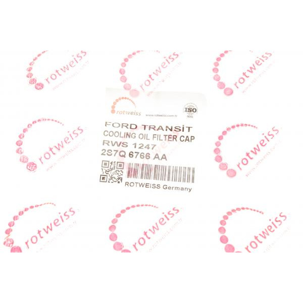 RWS1247 ROTWEISS Кришка фільтру масляного Ford Transit 2.4D 00-