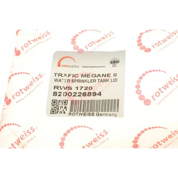 RWS1720 ROTWEISS Кришка бачка омивача Renault Megane 2/ Trafic 10-