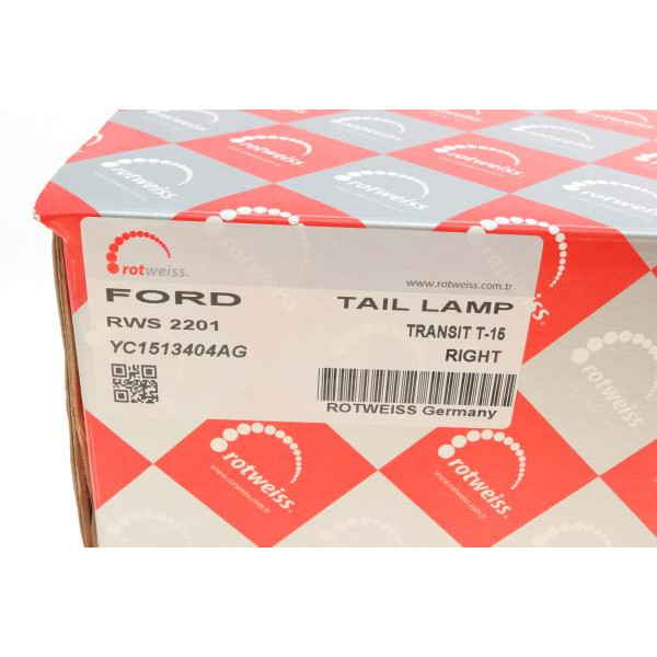 RWS2201 ROTWEISS Ліхтар задній Ford Transit 00-06 (R) (P21/5W/P21W)