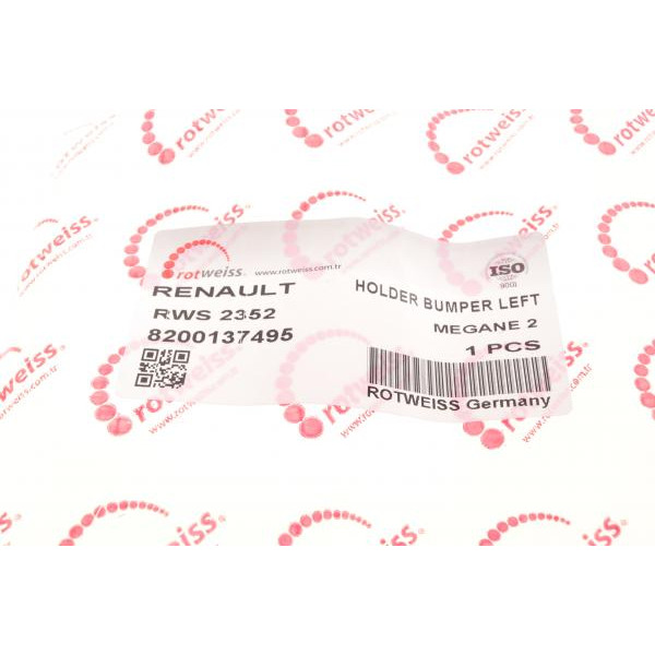 RWS2352 ROTWEISS Кронштейн кріплення фари Renault Megane/Scenic 03-08 (L)
