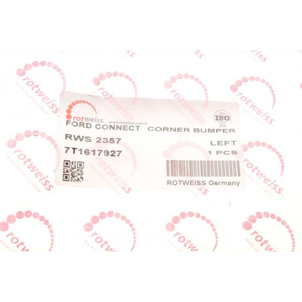 RWS2357 ROTWEISS Ікло бампера (заднього) Ford Connect 06- (L)