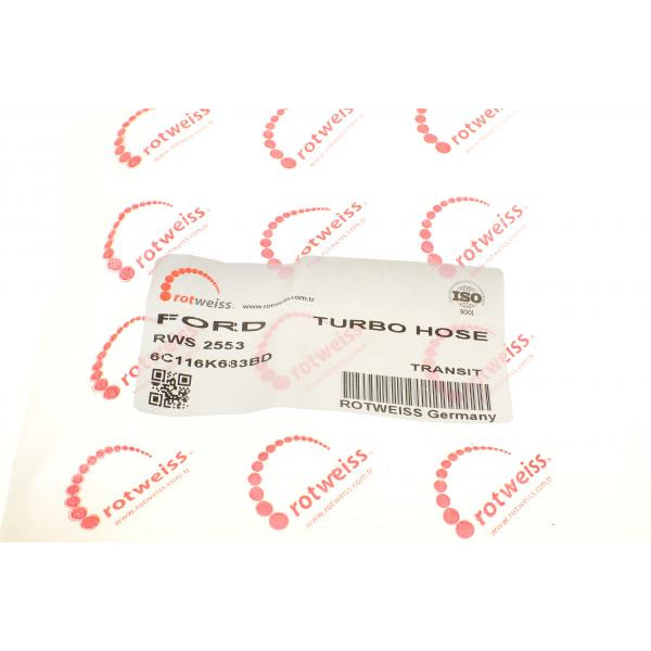RWS2553 ROTWEISS Патрубок інтеркулера Ford Transit 2.4 TDCI 06-
