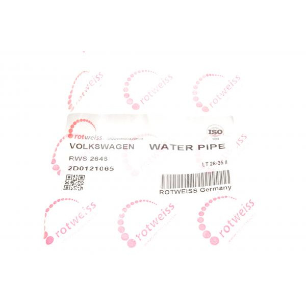 RWS2646 ROTWEISS Трубка системи охолодження VW LT 2.5TDI/SDI 96-06
