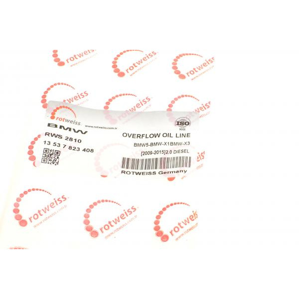 RWS2810 ROTWEISS Шланг обратки BMW 3 (E90)/5 (E60/F10)/X (E83/F25) 04-18 N47 D20