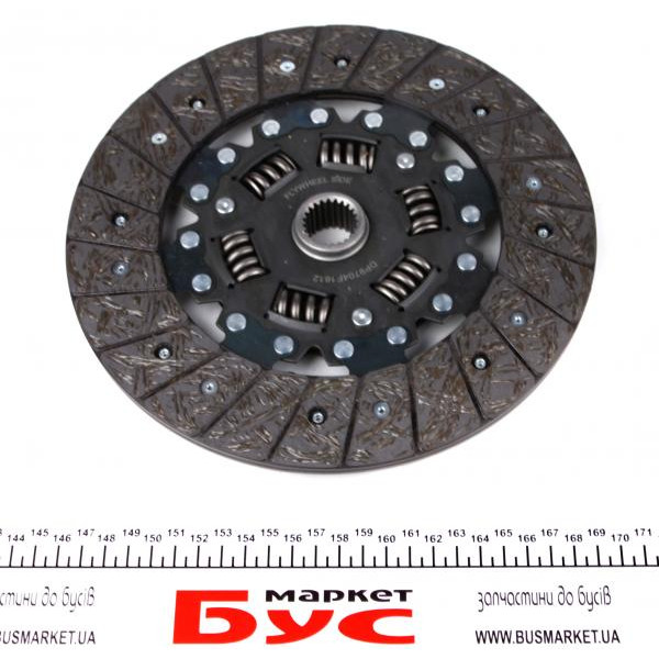 JT1104 RYMEC Комплект зчеплення Ford Transit 2.4DI 00- (d=252mm) (+вижимний)