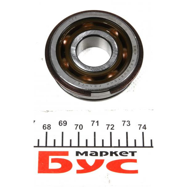 AB40087S08 SNR Підшипник КПП Peugeot/Citroen (вторинний вал) (22x57x16.8)