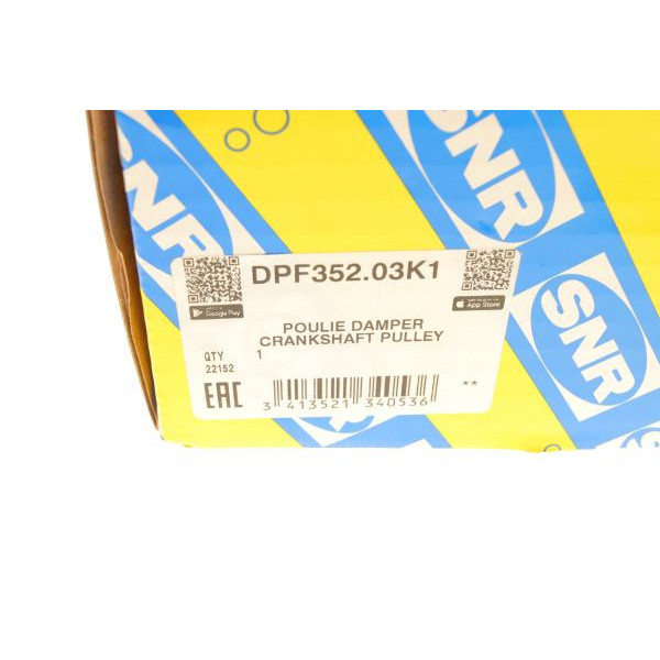DPF35203K1 SNR Шків колінвалу Ford Connect 1.8TDCI 90PS 02-13/Mondeo IV 07-15