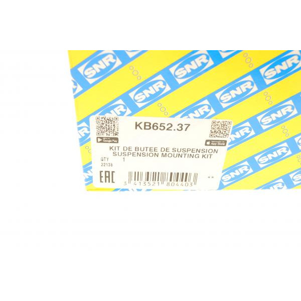 KB65237 SNR Подушка амортизатора (переднього) + підшипник Ford Transit Courier/Tourneo Courier 12-