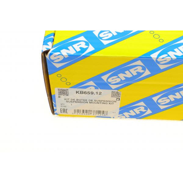 KB65912 SNR Подушка амортизатора (переднього) + підшипник Peugeot 206 1.1/1.4i 98-13 (L)
