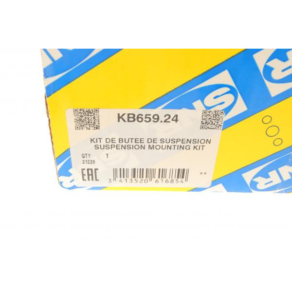 KB65924 SNR Подушка амортизатора (переднього) + підшипник Citroen Jumper/Fiat Ducato/Peugeot Boxer 94-02 (L)