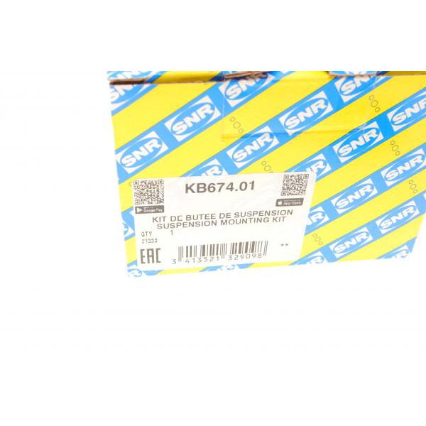 KB67401 SNR Подушка амортизатора (переднього) + підшипник Honda Jazz 1.2/1.3/1.4 02-
