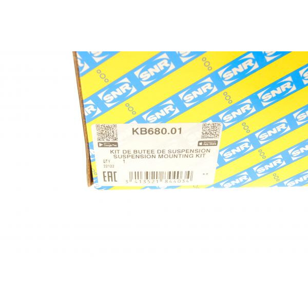 KB68001 SNR Подушка амортизатора (переднього) + підшипник Land Rover Freelander 2.2/3.2 TD4 06-14