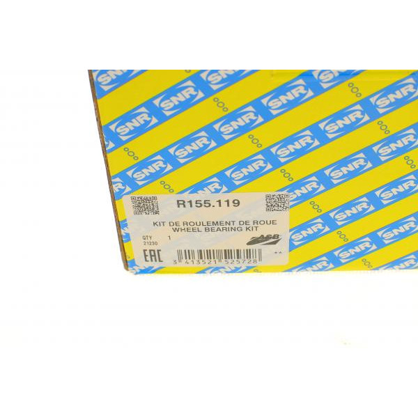 R155119 SNR Підшипник маточини (передньої) Renault Kadjar 15-/Nissan Qashqai 13-