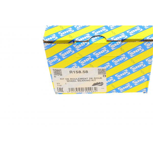 R15858 SNR Підшипник маточини (передньої) Fiat Doblo 01- (+ABS) (37x72x37)