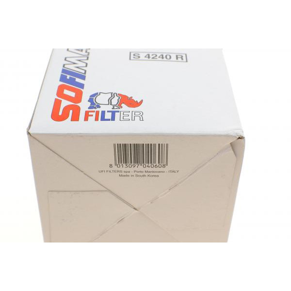 S4240R SOFIMA Фільтр масляний Kia Opirus/Mitsubishi Lancer/Mazda 323/626 1.7-2.2 80-