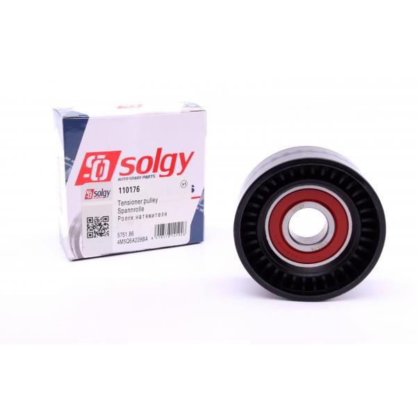 110176 SOLGY Ролик генератора Citroen/Peugeot/Ford 1.4HDi/1.6TDCi 01- (натяжний) (65x26)