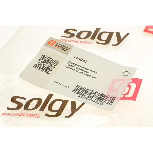 114041 SOLGY Патрубок інтеркулера Audi A4/A6/Q5/Q7 2.7TDI-3.0TDI 04-